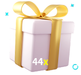 Receba seus bônus de boas-vindas no 44x